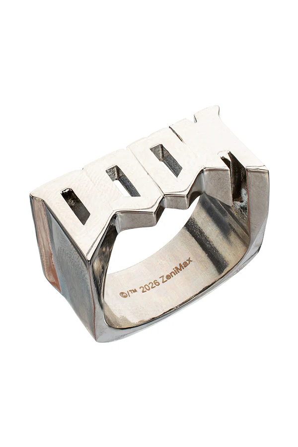DOOM Classic Logo Metal Ring - Image 3