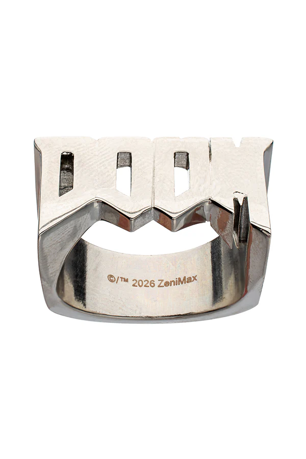 DOOM Classic Logo Metal Ring - Image 4