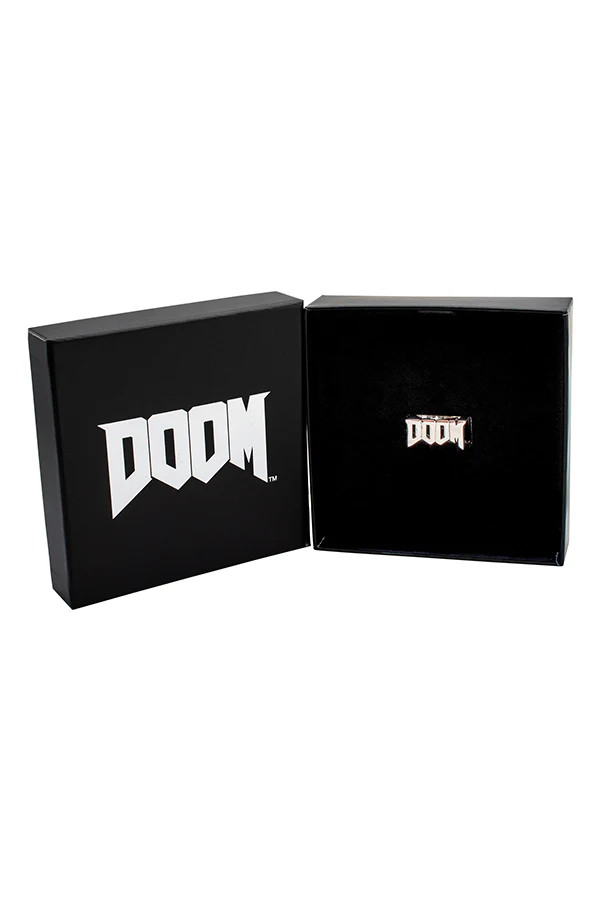 DOOM Classic Logo Metal Ring - Image 5
