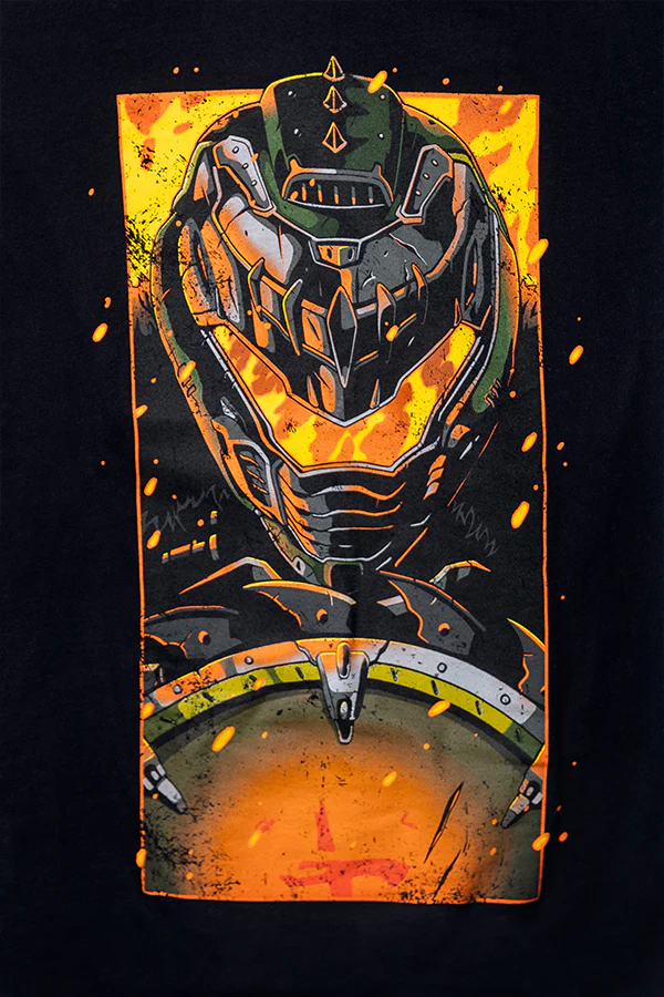 DOOM: The Dark Ages In Flames Tee - Image 6