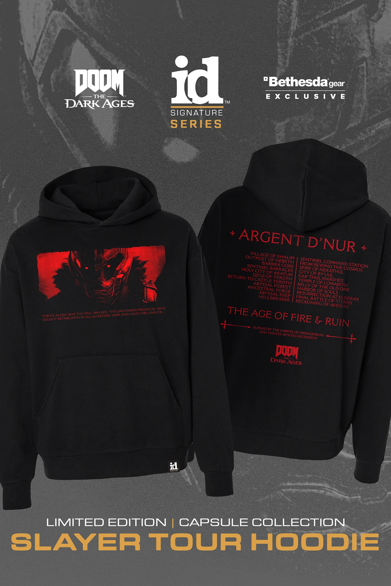 DOOM: The Dark Ages Slayer Tour Hoodie