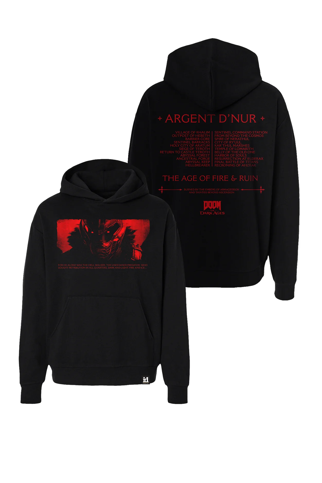 DOOM: The Dark Ages Slayer Tour Hoodie - Image 3