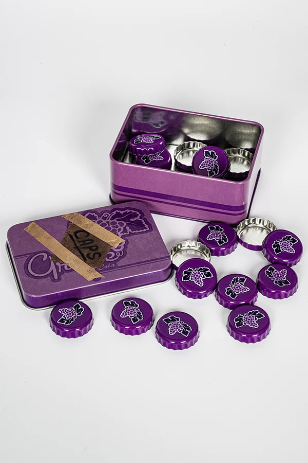 Fallout Bottle Cap Series: Nuka Grape with Collectible Tin - Image 2