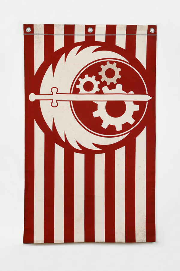 Fallout Brotherhood of Steel Canvas Banner - Image 2