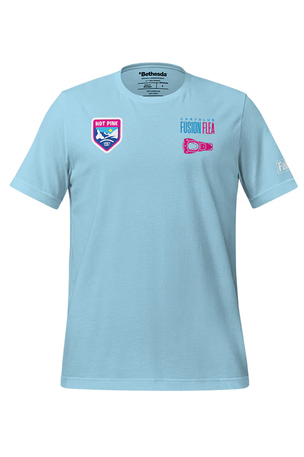 Fallout Hot Pink Fusion Flea Tee - Image 5