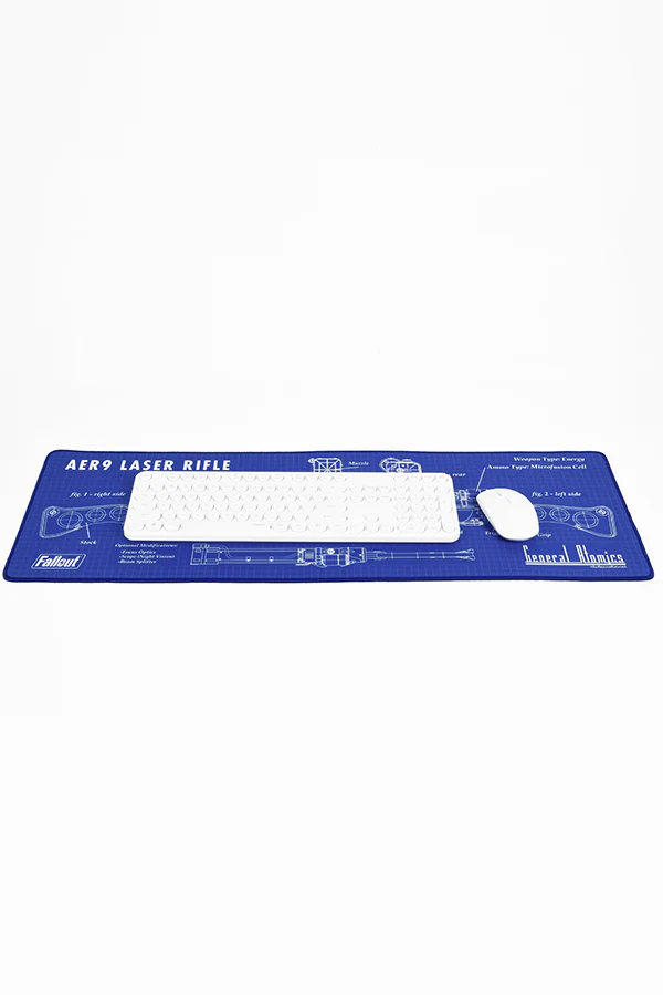 Fallout Laser Rifle Schematics Oversized Mouse Pad - Image 16