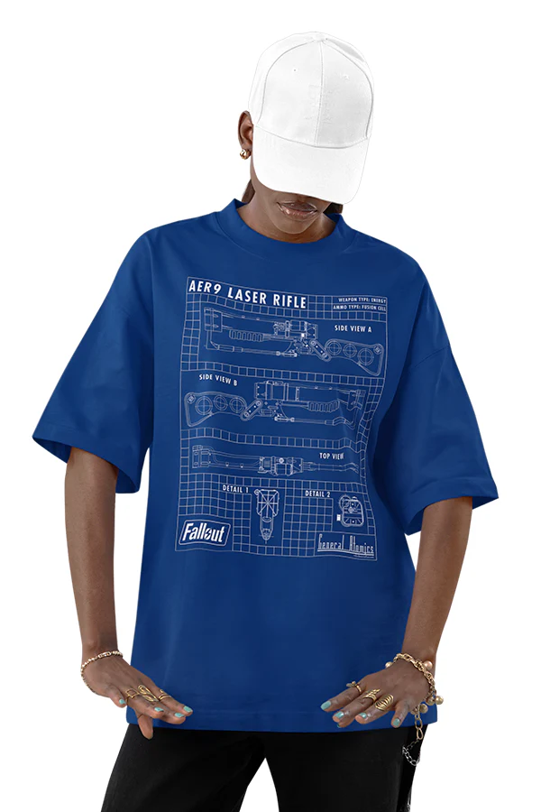 Fallout Laser Rifle Schematics Tee - Image 2