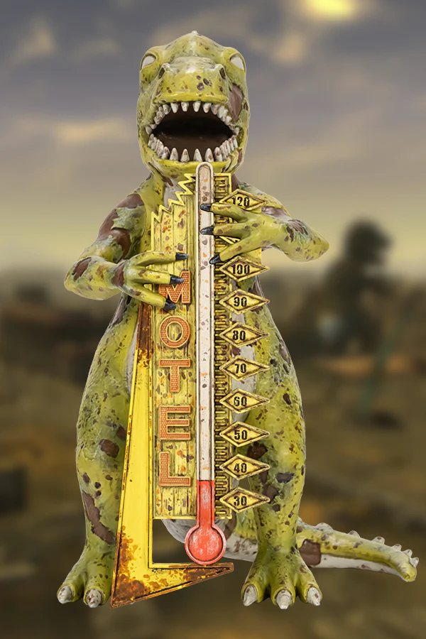 Fallout New Vegas Dinky the T-Rex Statue