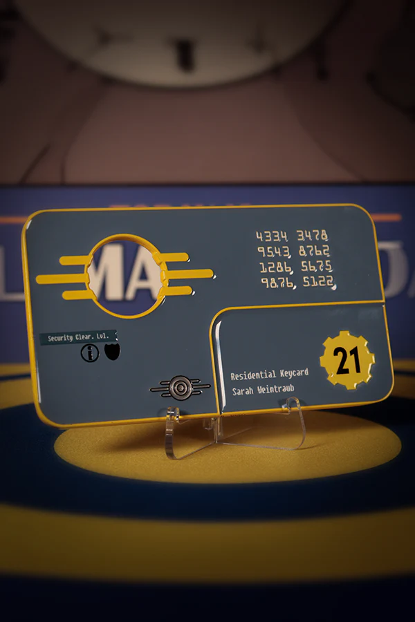 Fallout: New Vegas Vault 21 Security Keycard Replica