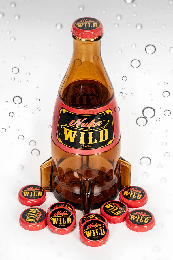 Fallout Nuka-Cola Wild Glass Bottle & Caps