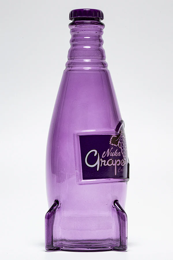 Fallout Nuka Grape Glass Bottle & Caps - Image 5