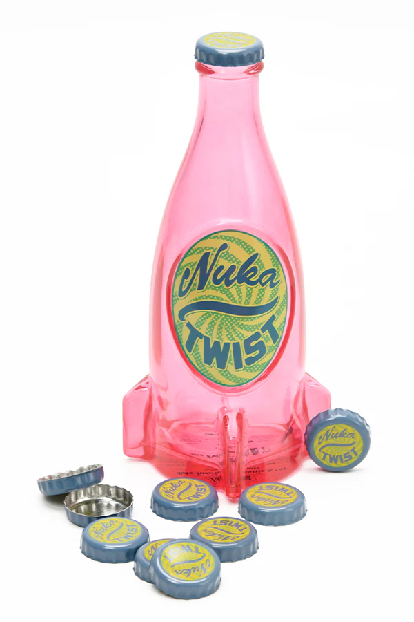 Fallout Nuka Twist Glass Bottle & Caps - Image 2
