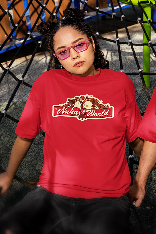 Fallout Nuka-World Logo Graphic Tee - Image 4