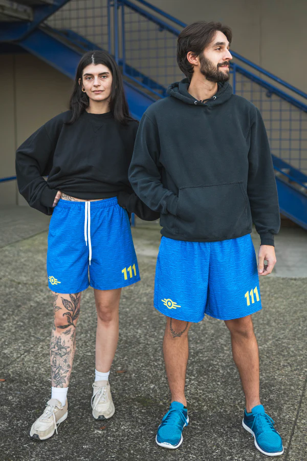 Fallout Vault 111 Athletic Shorts - Image 2