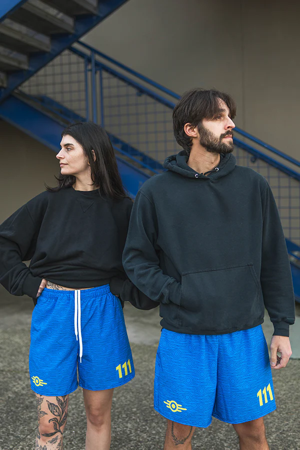 Fallout Vault 111 Athletic Shorts - Image 3