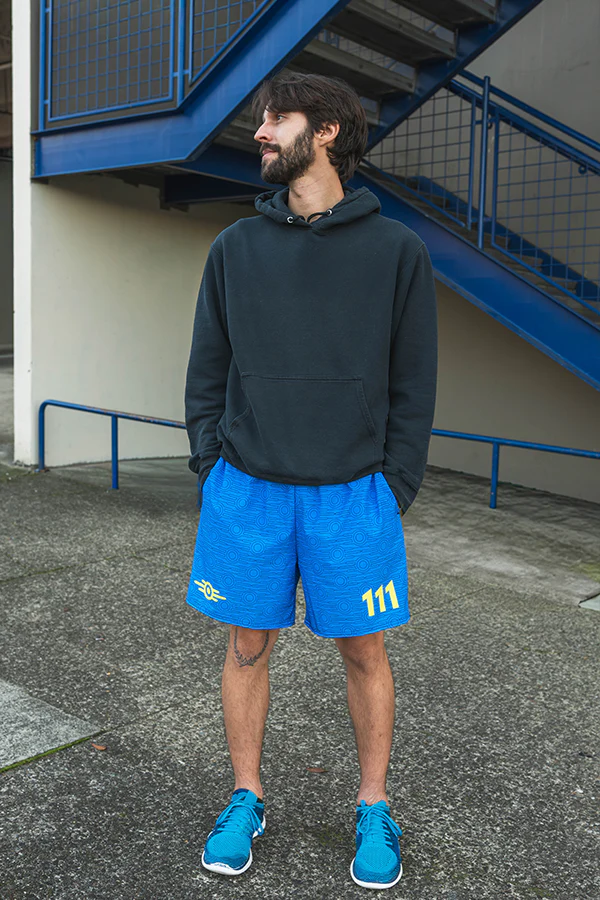 Fallout Vault 111 Athletic Shorts - Image 4