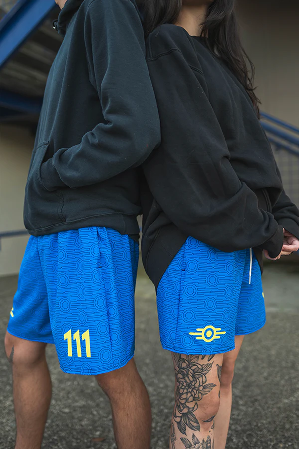 Fallout Vault 111 Athletic Shorts - Image 6