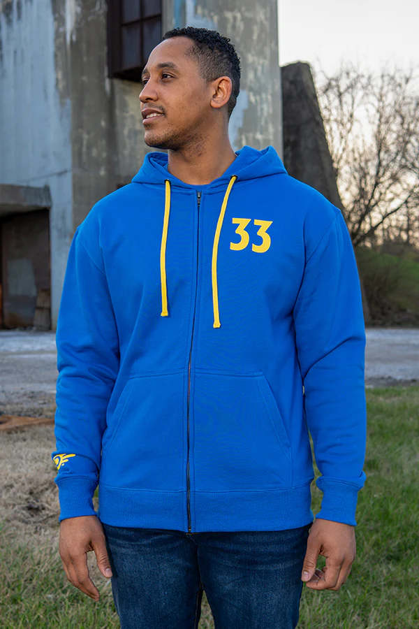 Fallout Vault 33 Zip-Up Hoodie - Image 2