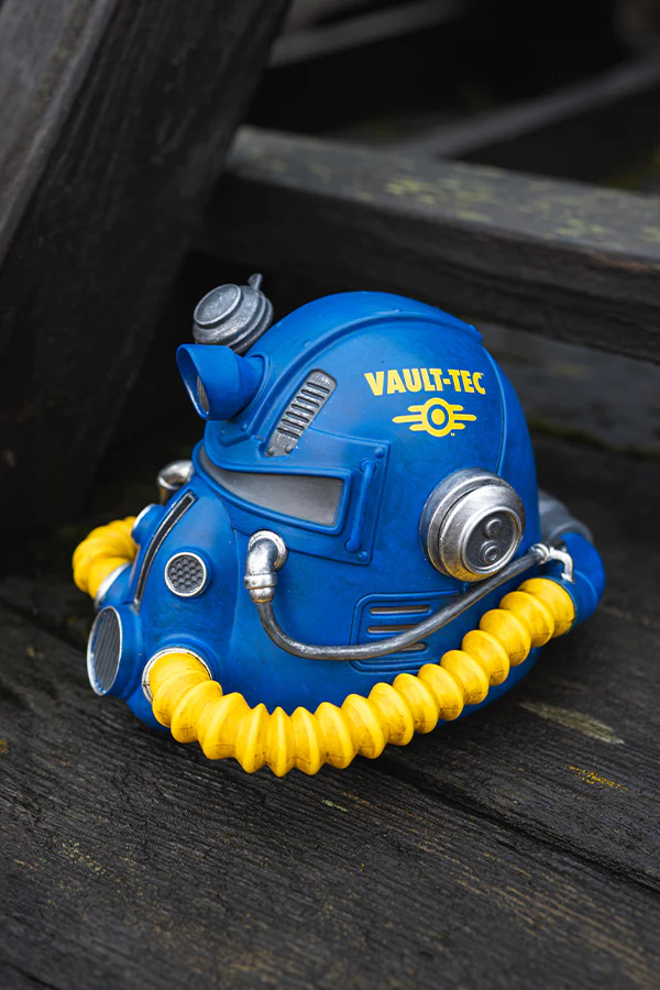 Fallout Vault-Tec T-51 Power Armor Helmet Mini Desktop Statue - Image 3