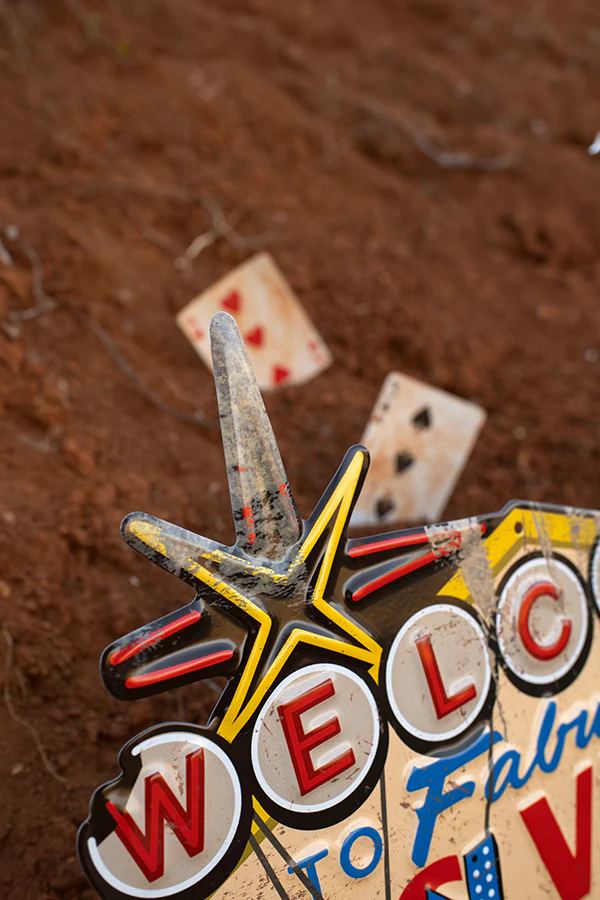 Fallout Welcome to New Vegas Metal Sign - Image 7