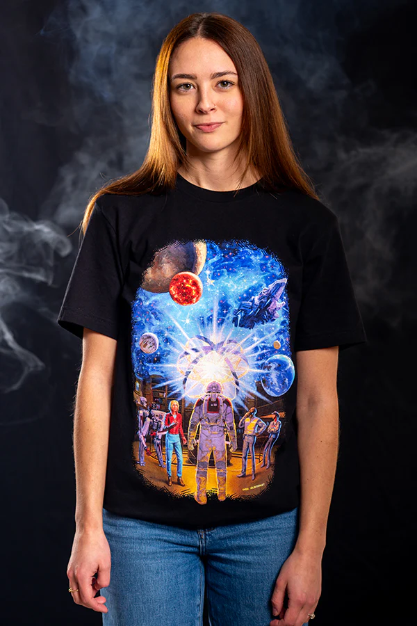 Starfield Secrets of the Universe by Greg Hildebrandt Tee