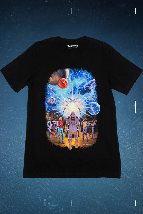 Starfield Secrets of the Universe by Greg Hildebrandt Tee - Image 2