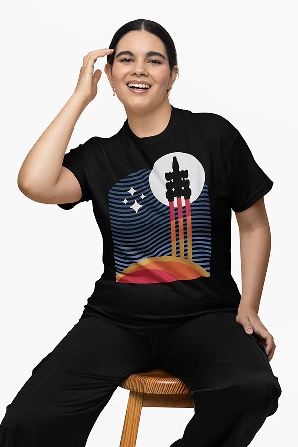 Starfield Space Minimalist Tee - Image 2
