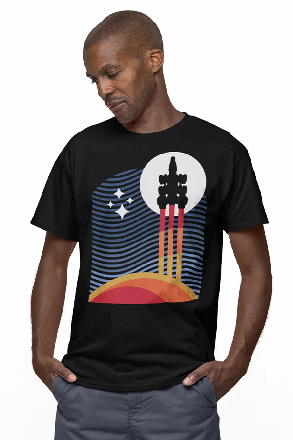 Starfield Space Minimalist Tee - Image 3