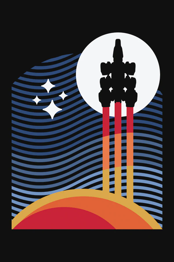 Starfield Space Minimalist Tee - Image 5