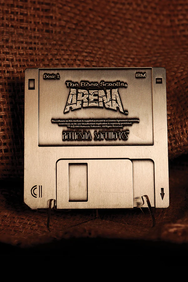 The Elder Scrolls Arena Commemorative Floppy Disk (Antique Silver Edition) - Image 2