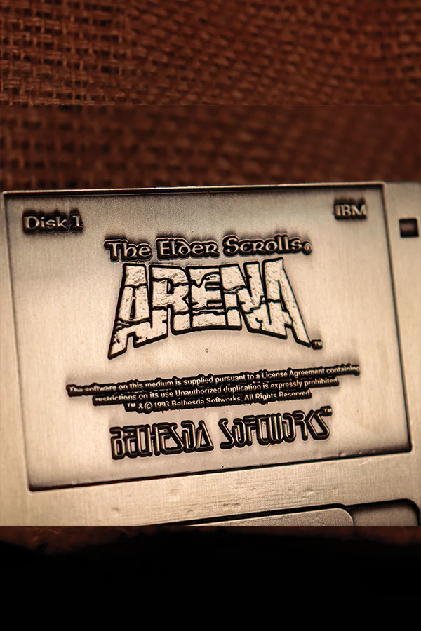The Elder Scrolls Arena Commemorative Floppy Disk (Antique Silver Edition) - Image 3