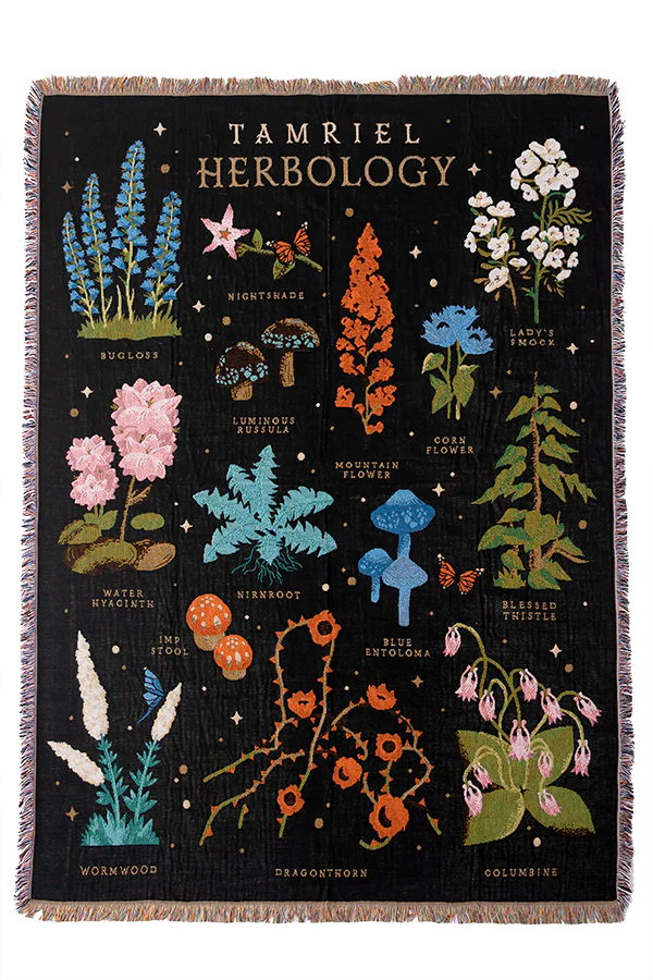 The Elder Scrolls Online Herbology Oversized Throw Blanket - Image 2